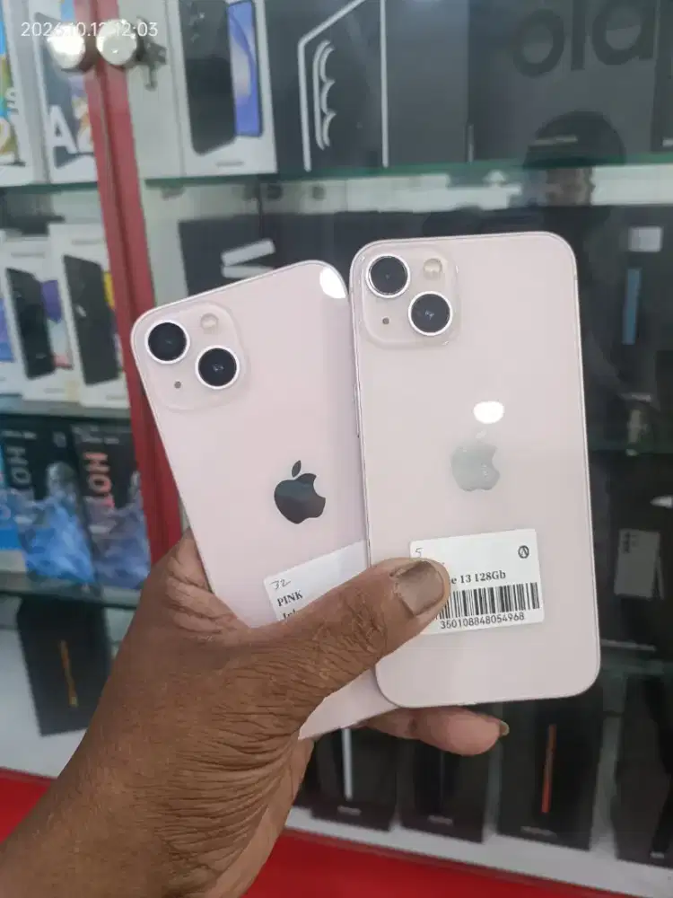 Iphone 13 128gb pink imei resmi cukai like new fullset