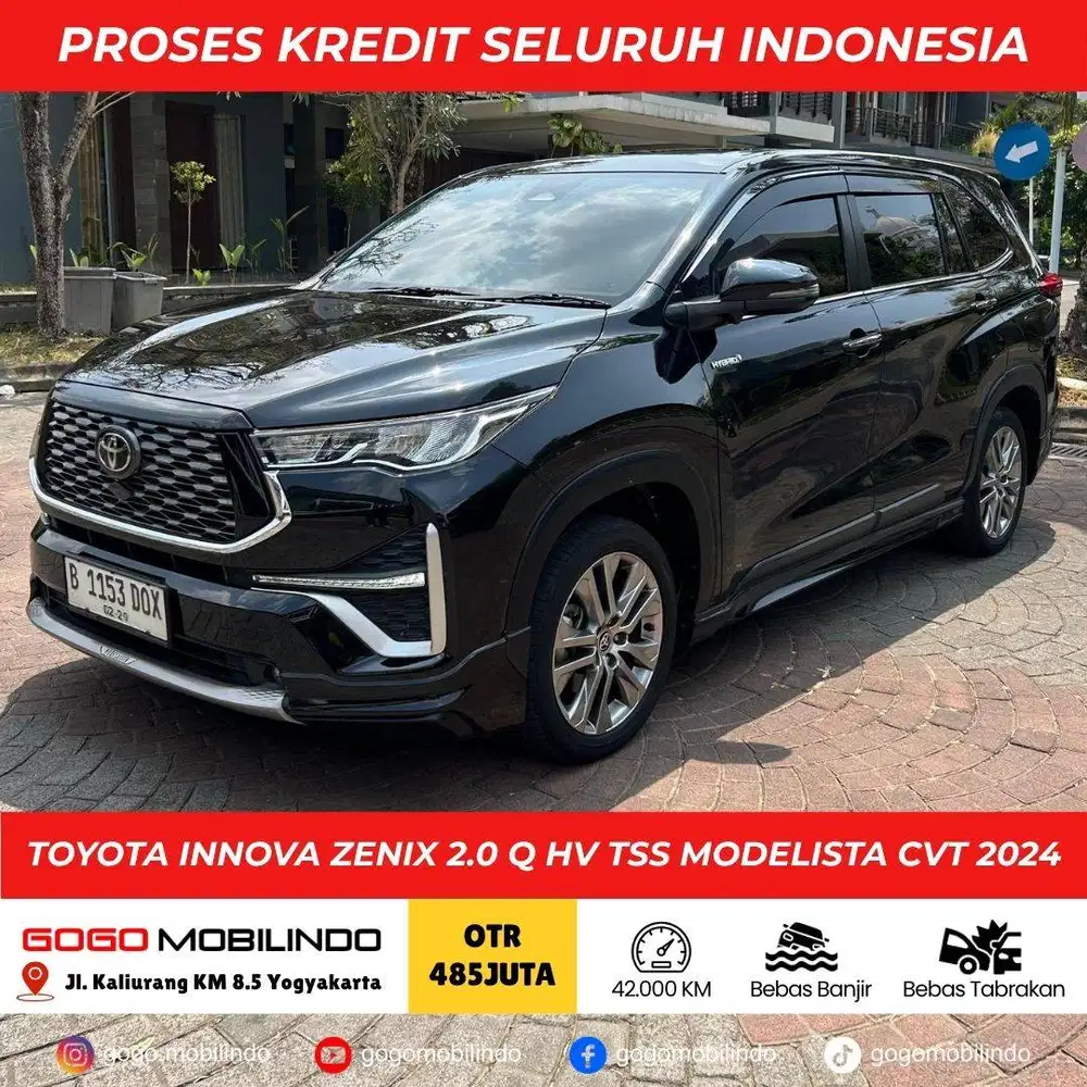 TOYOTA INNOVA ZENIX 2.0 Q HV TSS MODELISTA CVT 2024 PEMAKAIAN 2024