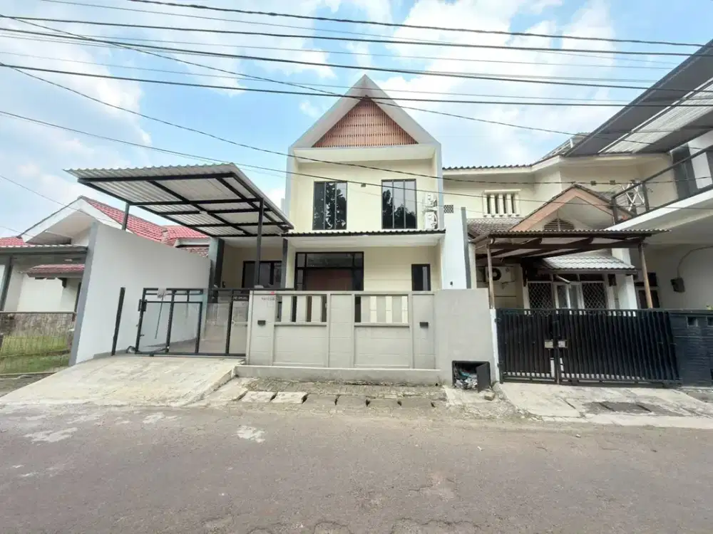 Jual Rumah Full Renovated Nusa Loka BSD Lokasi Bagus Hadap Taman