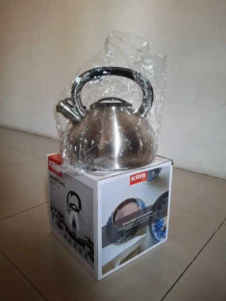 Whistling Kettle Teko Air Bunyi 3,3 Liter Merk Kris Chef