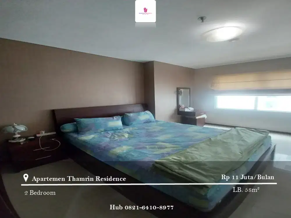 Disewakan Apartement Thamrin Residence 2BR Full Furnished High Floor