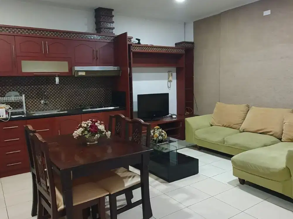 DIJUAL MURAH / DISEWA Apartemen Casablanca Mansion 3BR Furnish - Bisa KPA Bank, Samping Mall Kokas Dekat LRT Busway