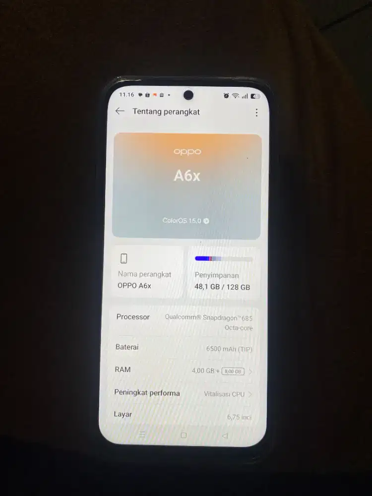 Handphone Oppo A6X