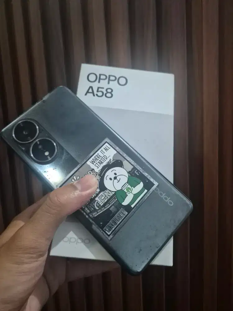 Oppo a58 8/128 hape kotak
