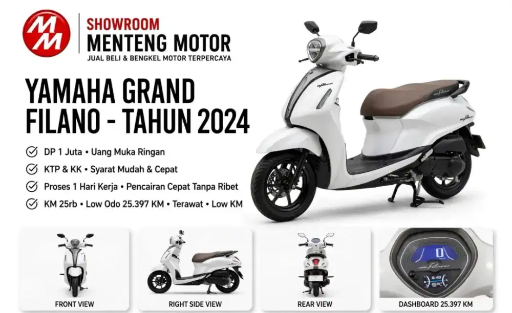 GRAND FILANO KREDIT DP Mulai 1JUTAAN