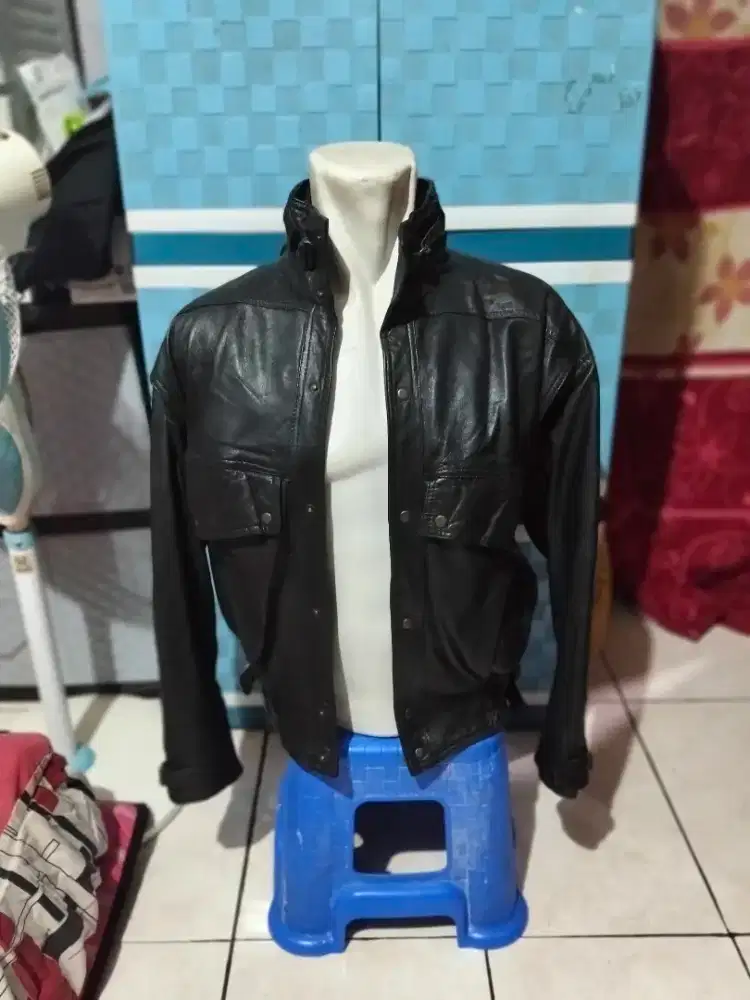 Jaket kulit asli domba