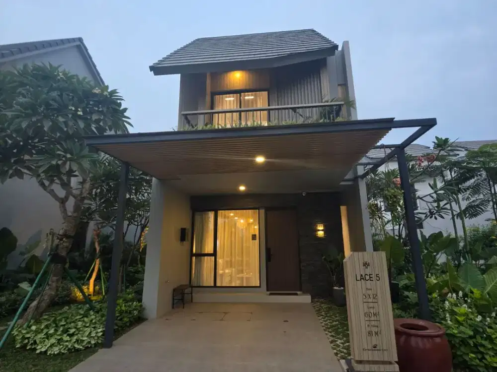 Rumah Tropical Modern 2 Lantai, Mulai 1,8 M