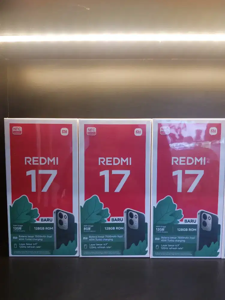 TERBARU REDMI 17 SERIES 256gb 128gb NEW GARANSI 15BULAN