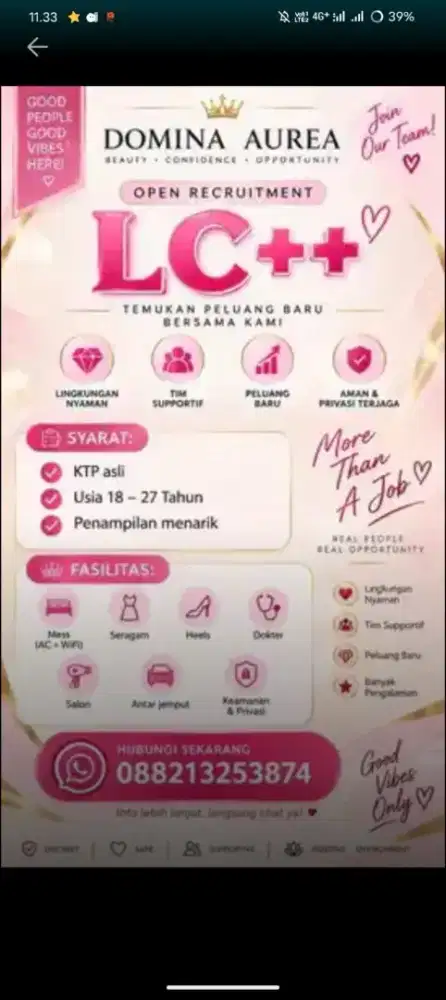 Lowongan Therapist & LC