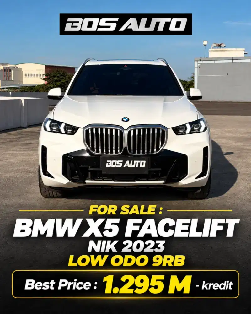 BMW X5 M-SPORT FACELIFT NIK : 2023