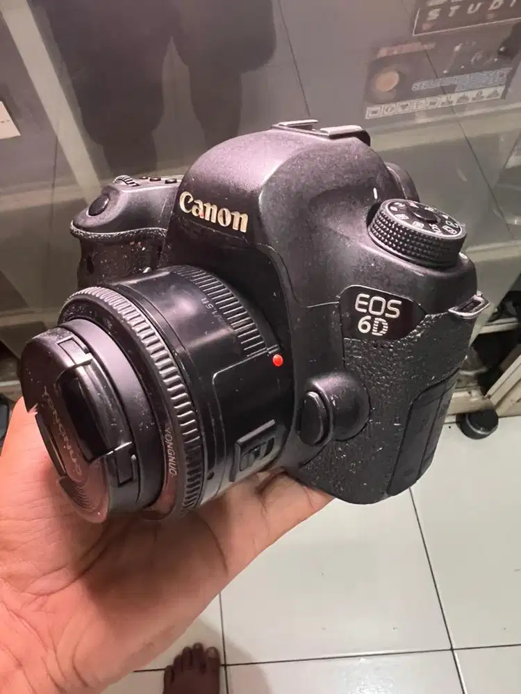 Canon 6D wifi plus lensa YN 50mm
