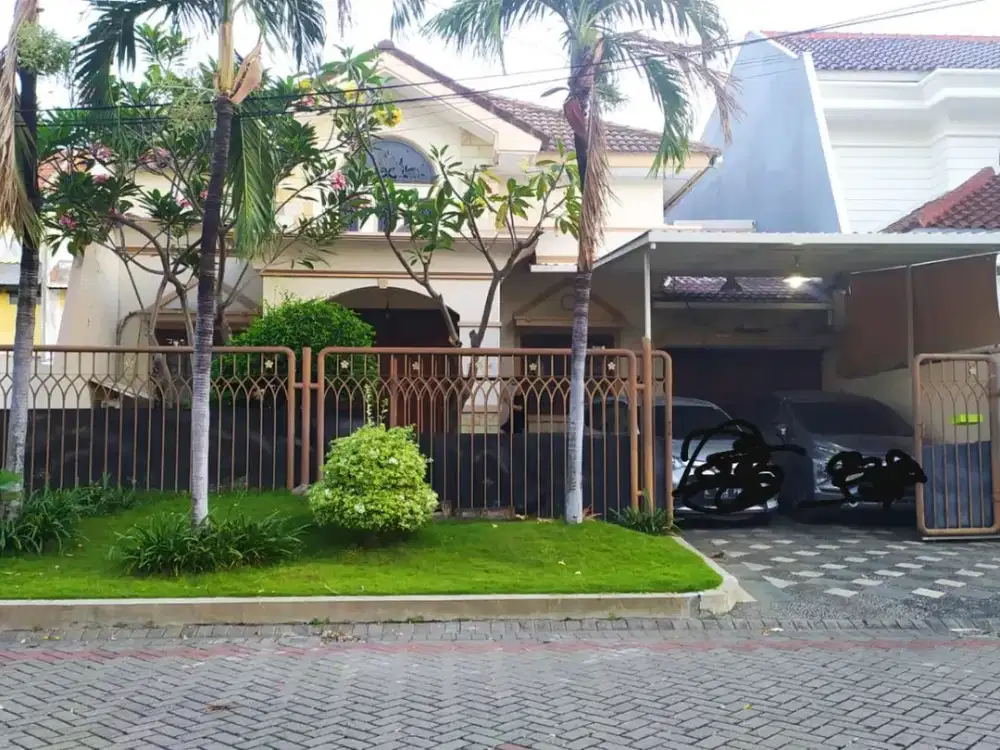 Promoo RUmah Siap Huni Row Jalan 4 Mobil di Araya 1 Galaxy Bumi Permai Surabaya Timur Strategis