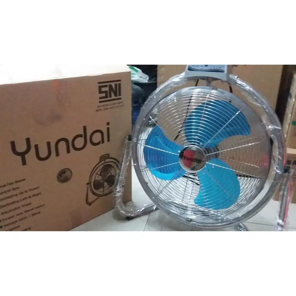 New Kipas Angin Besi FloorFan 2in1 YUNDAI Tornado JUMBO20+Remote