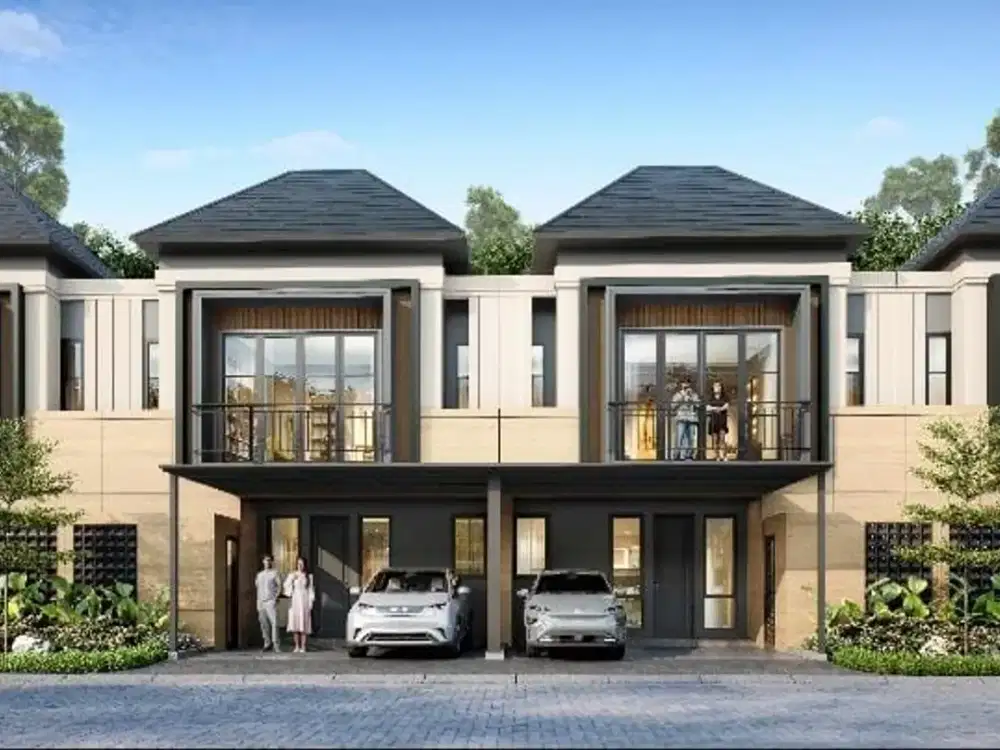 Dijual rumah baru di BSD 2 lantai