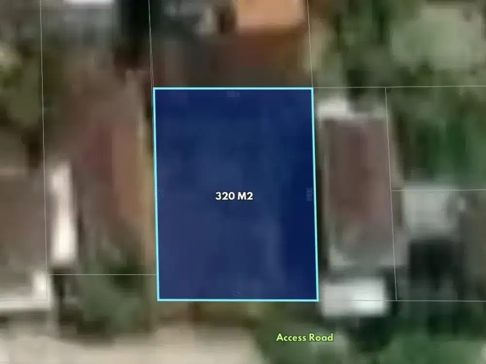 320 sqm Freehold Land for Sale near Living World Mall, Denpasar