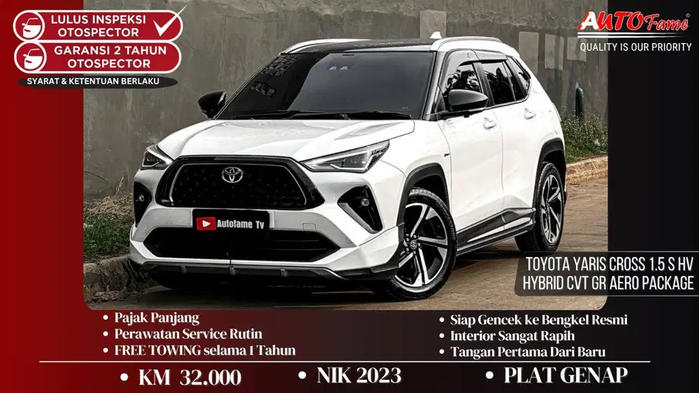 KM32RB Toyota Yaris Cross 1.5 S HV Hybrid CVT GR Aero Package 2023