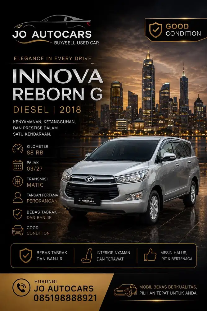Low km !! Toyota kijang innova diesel 2018 G matic diesel vrz 2017 V