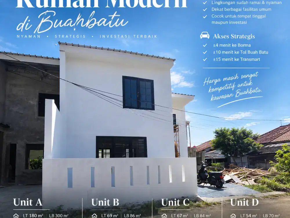 Rumah Buahbatu dekat akses tol