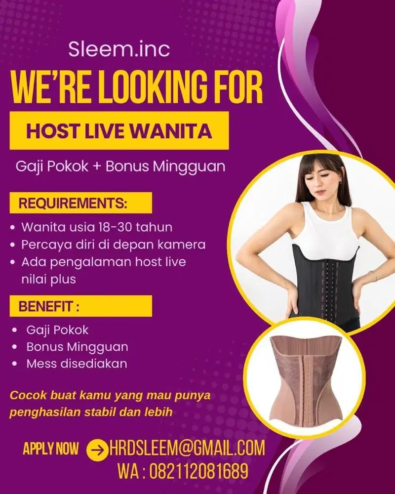 HOST LIVE WANITA