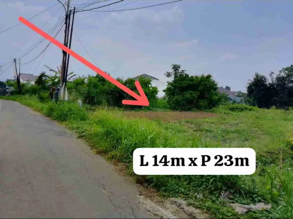 Di jual tanah strategis 326m di bogor kota,hrg nego