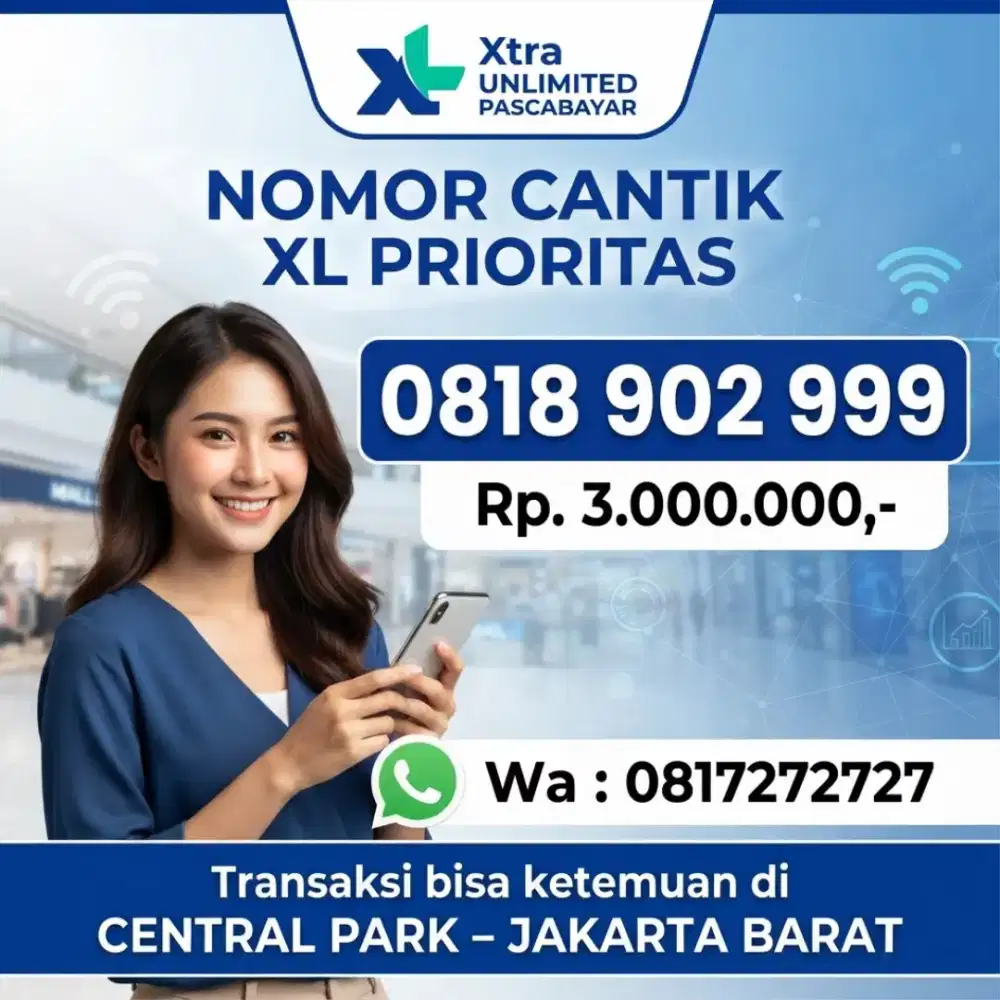 NOMOR CANTIK XL 902 999