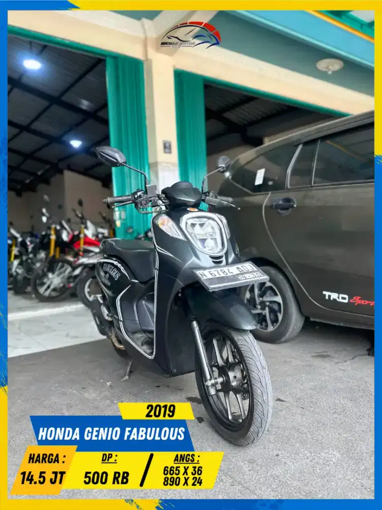 HONDA GENIO 2019 READY GASSKEUN BOSSKU HIKMAH MOTOR KEPUH MALANG