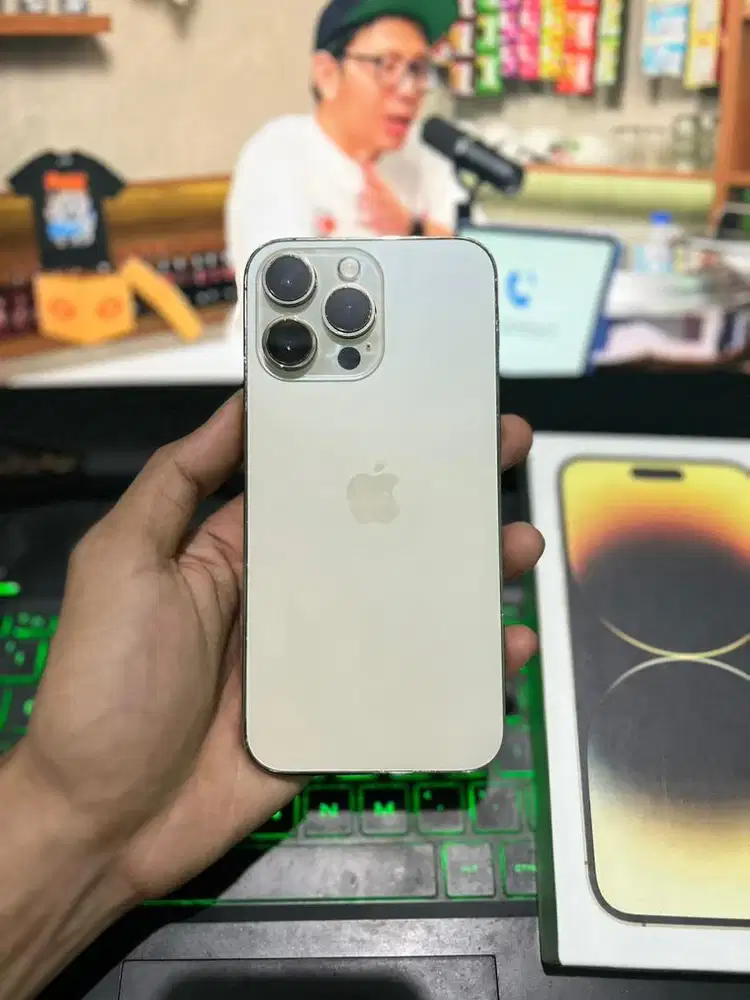 iPhone 14 Pro Max 128gb Gold Inter Fullset