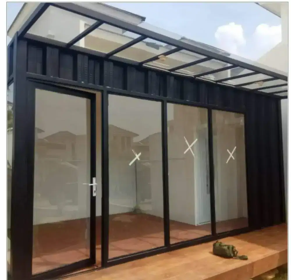 Office container custom bahan bondek ukuran 3x6x2,7