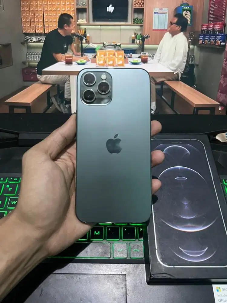 iPhone 12 Pro Max 128gb Graphite Inter All Operator Fullset