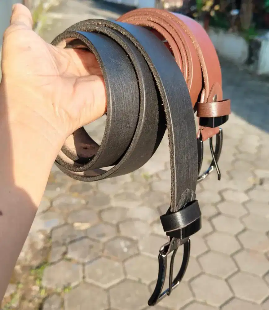 Sabuk Full Kulit Sapi asli