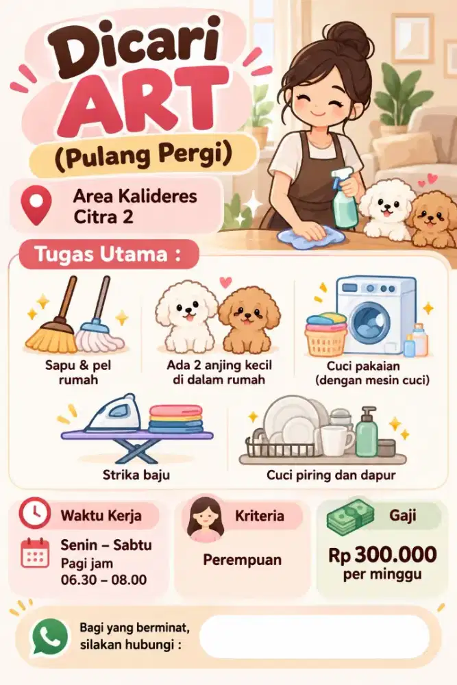 ART Pulang Pergi Perempuan