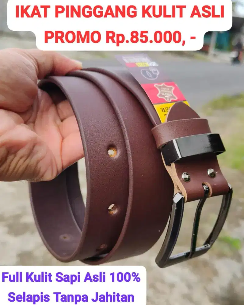 SABUK KULIT SAPI ASLI