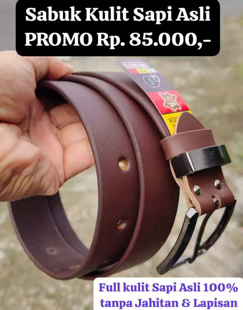 SABUK KULIT SAPI ASLI