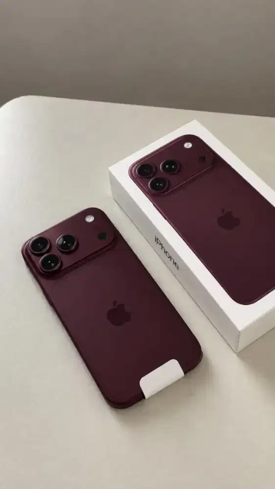 Pre Order Sekarang iPhone 18 Pro Max Burgundy