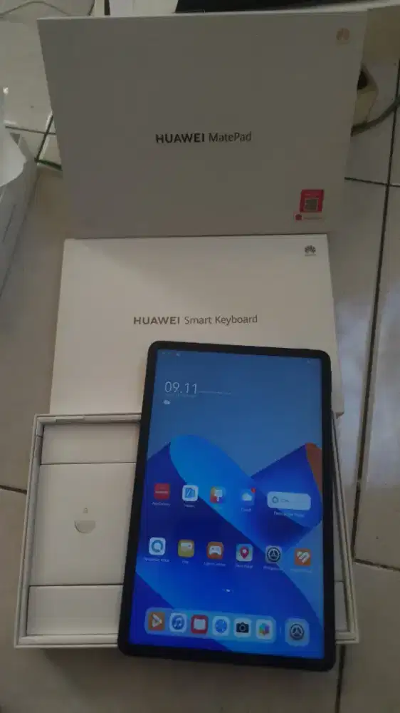 Tablet huawei matepad 6/128 fullset+ keyboard wifi only