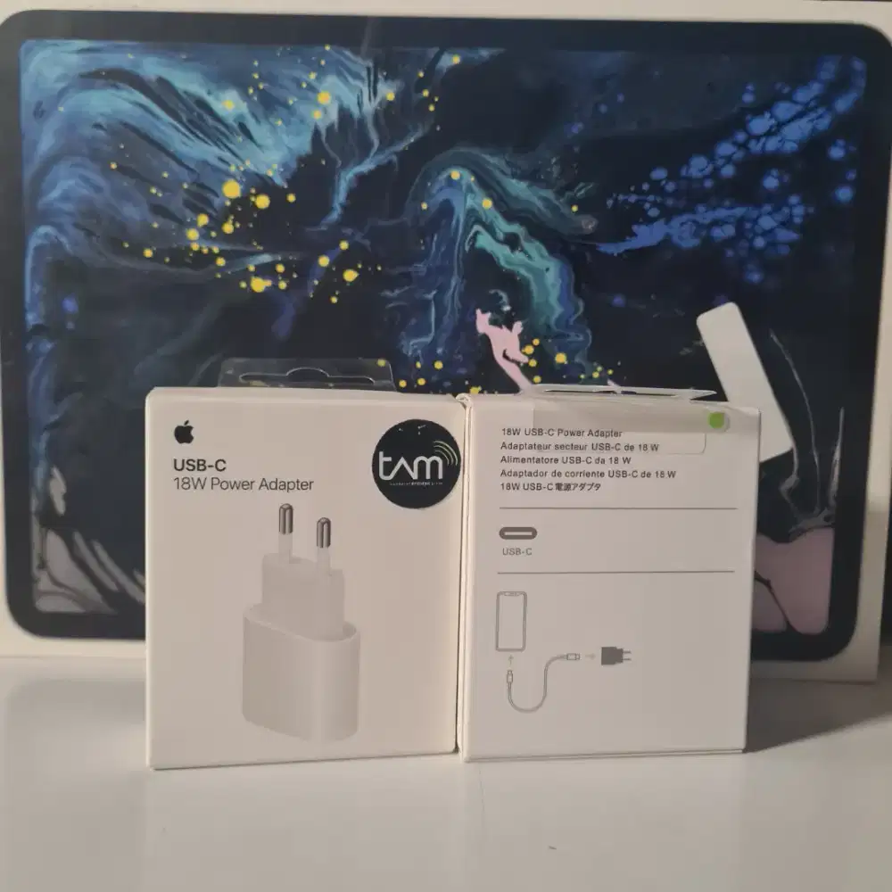 Adapter Charger iPhone 18W Baru Fast Charging USB-C