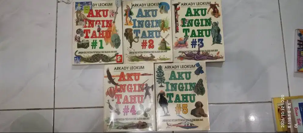 Obral Serial Ensiklopedia Anak Aku Ingin Tahu Arkady Leokum - Paket