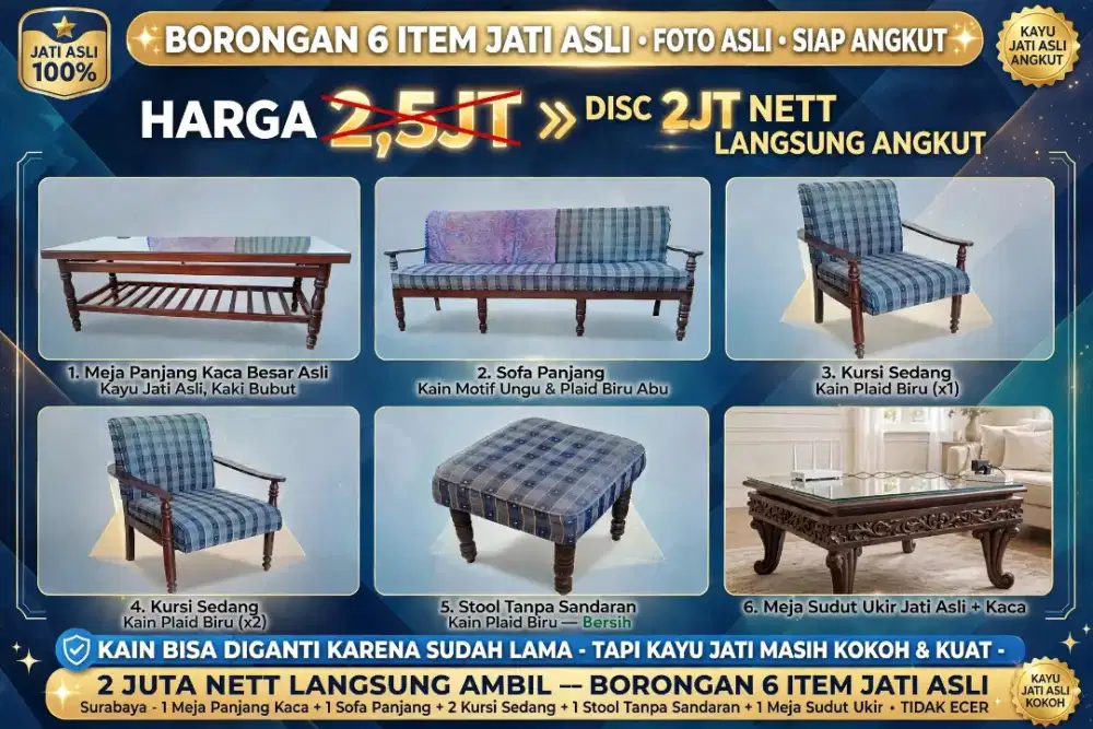 Funiture jati lengkap