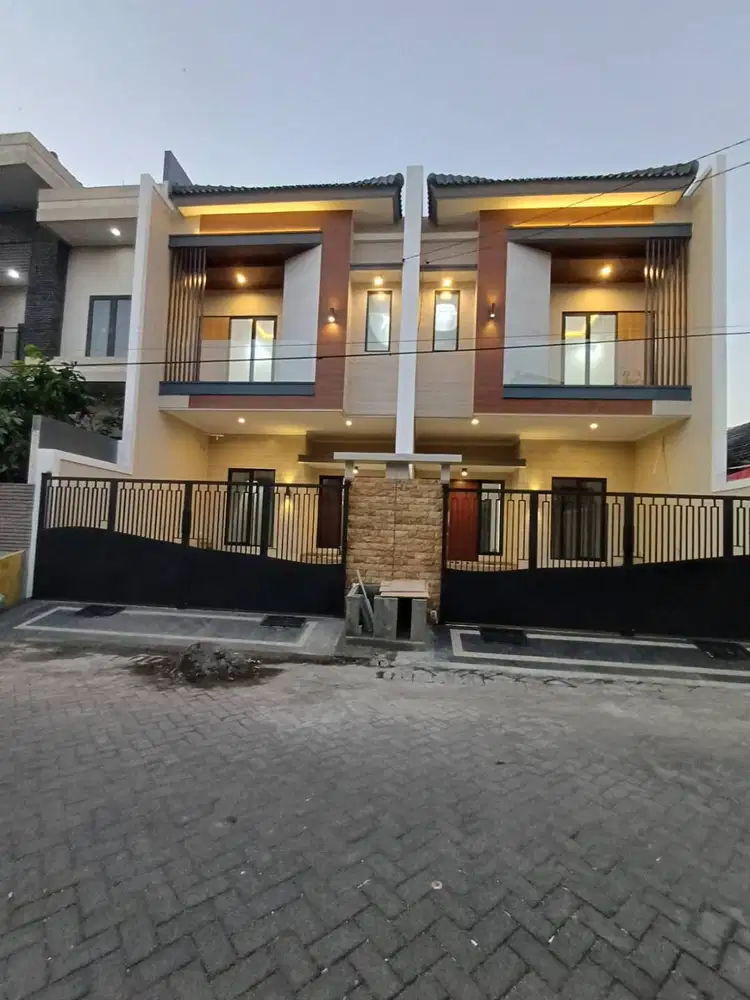 Dijual New Gress Rumah Nirwana Eksekutif Minimalis Modern Surabaya