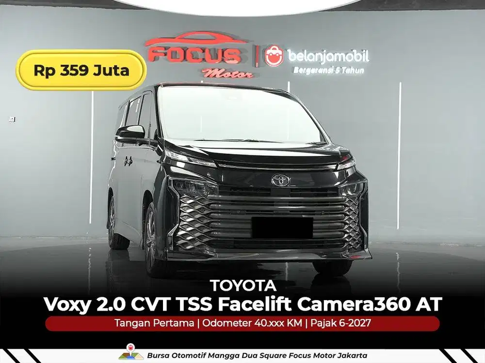 [ GARANSI 5THN ] Toyota Voxy 2,0 CVT TSS Facelift AT 2022/2023/2024