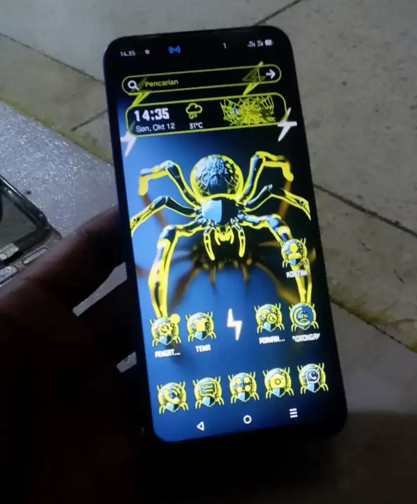 Infinix hot 60i. NFC,Ram 6+6/128, kelengkapan hp plus charger.