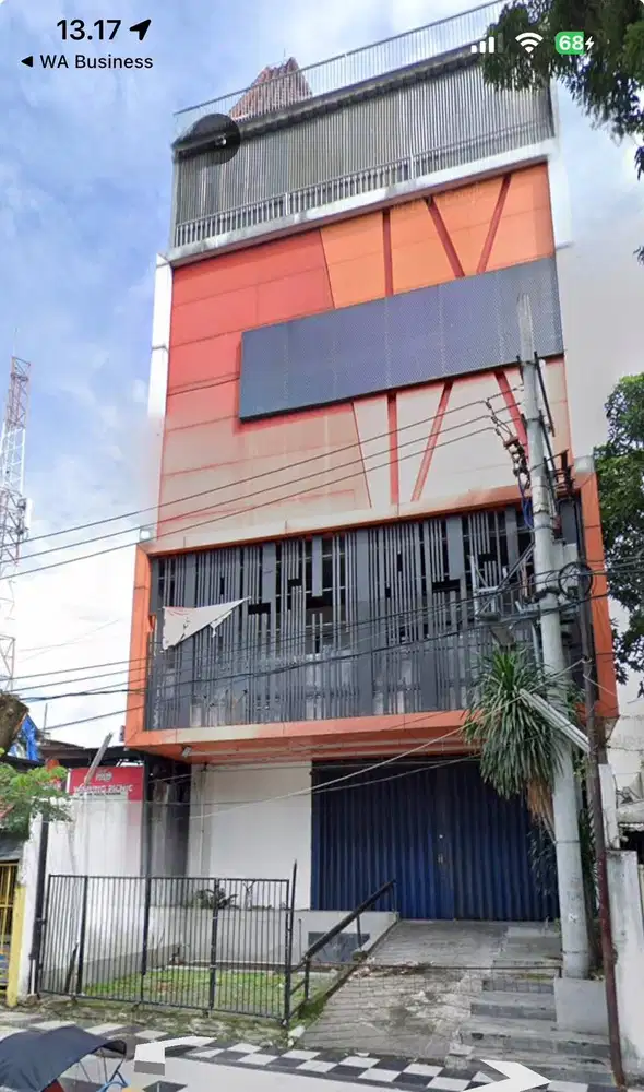 Dijual Gedung Komersial Strategis Pusat Kota 6 lantai Jalan Diponegoro
