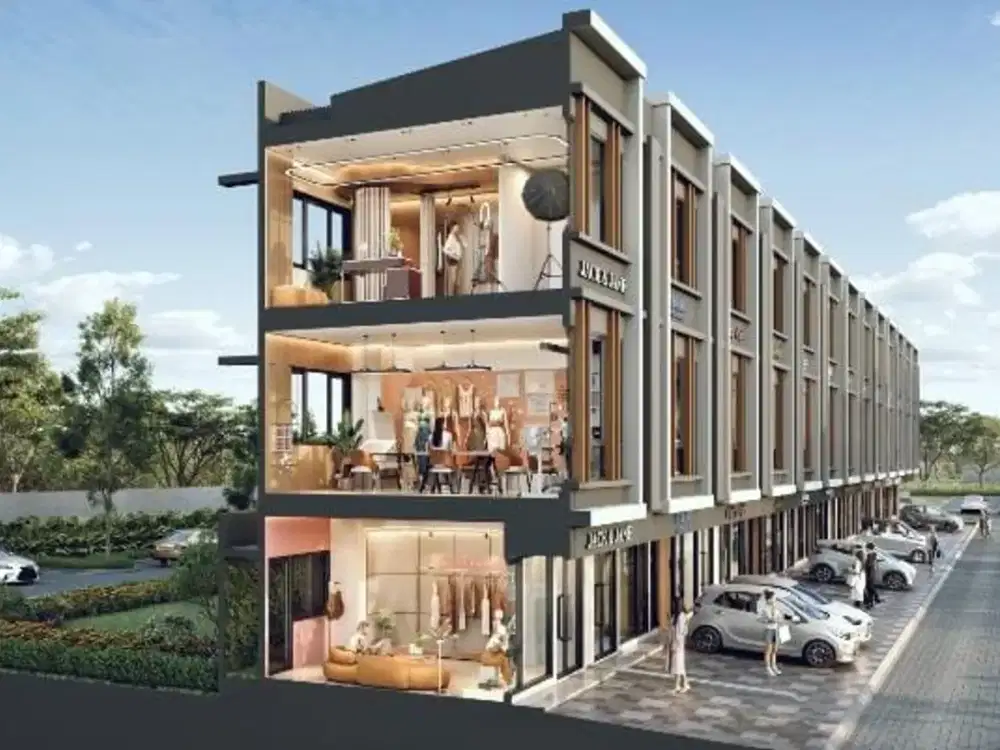 Dijual ruko baru di bsd 3 lantai