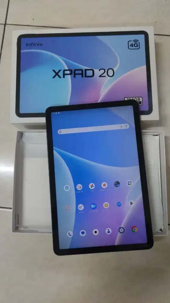 Tablet xpad 20 ram 8/256 fullset wifi + cellular