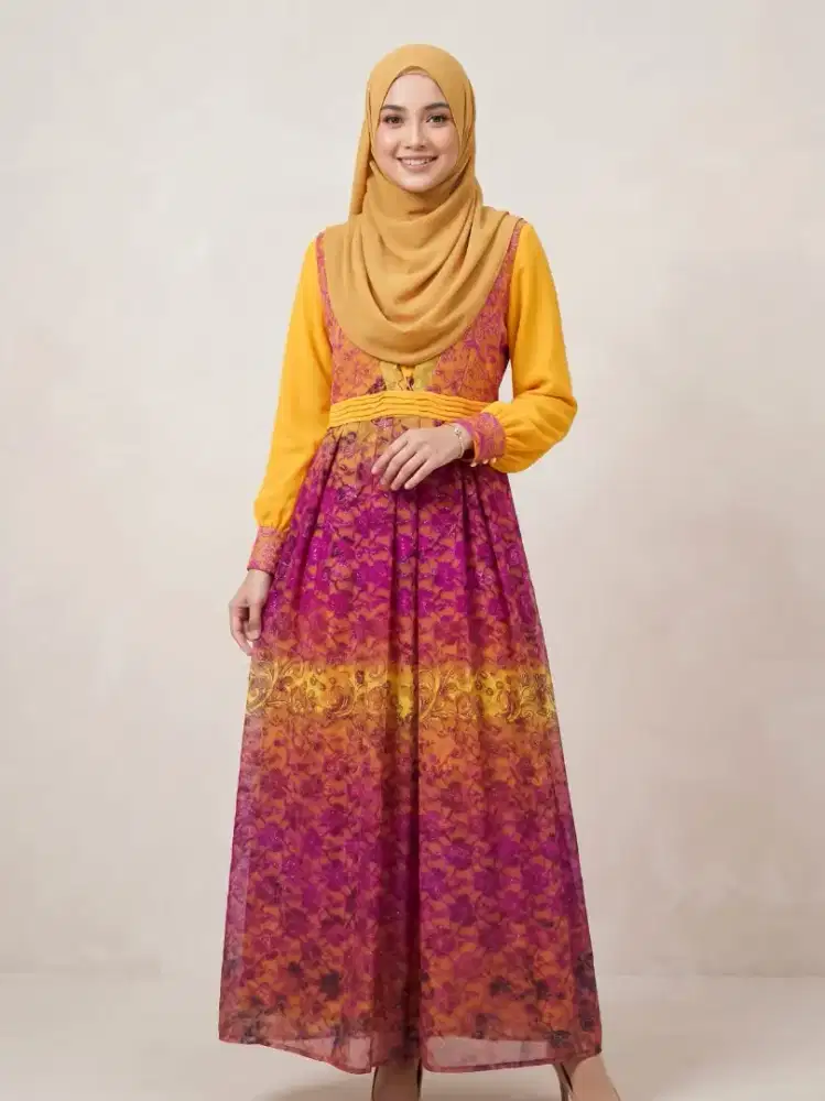 Gamis Dress Brukat Cantik