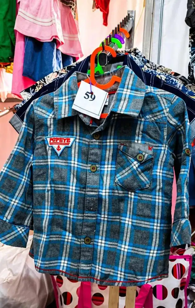 Preloved Kemeja dan Jaket Anak Laki-laki