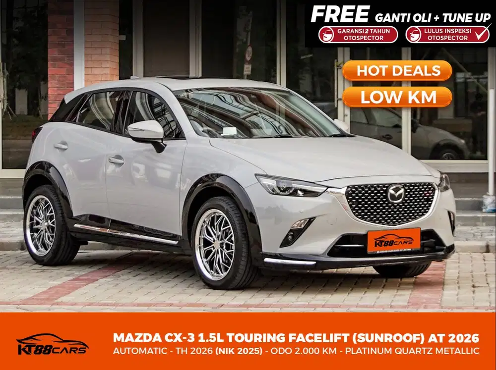 NEW MAZDA CX-3 1.5L TOURING FACELIFT (Sunroof) 2025