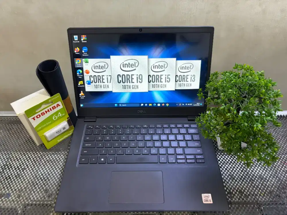 DELL LATITUDE RAM 8 CORE I5 GEN 10 SSD 512GB FULLSET GARANSI 1 TAHUN