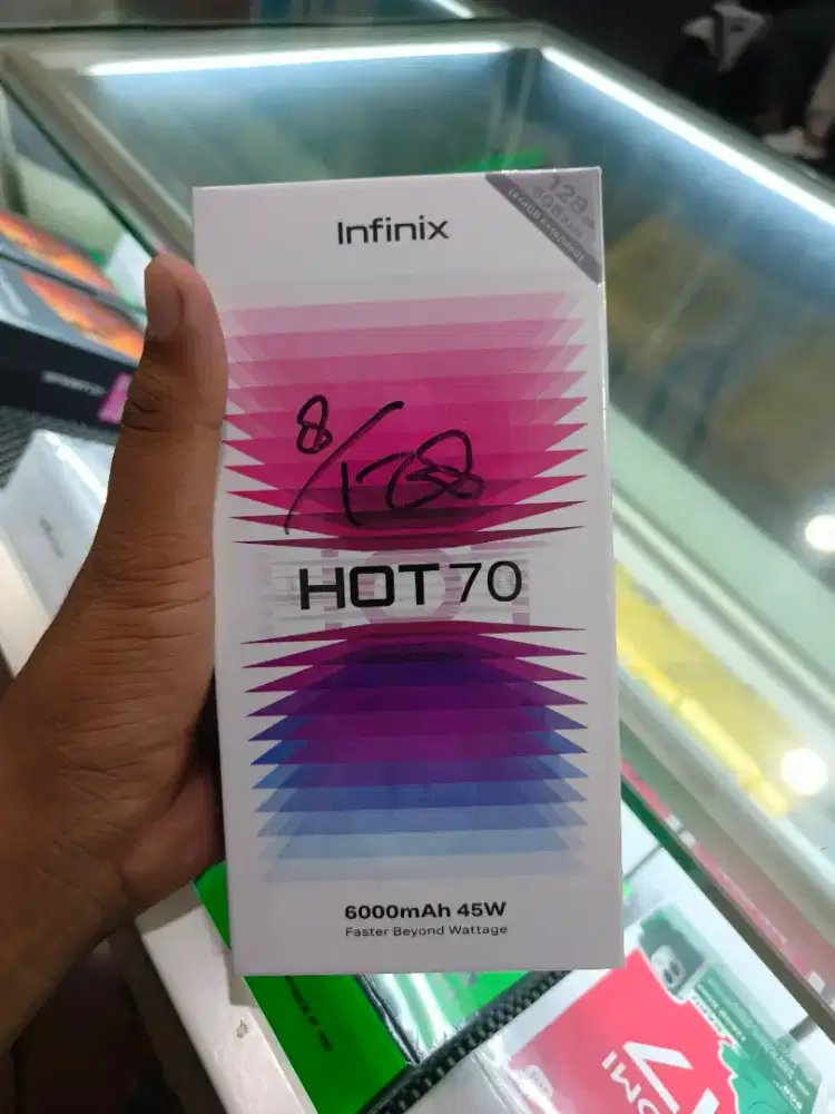 New Infinix hot 70 ram4/128 garansi resmi 1 tahun