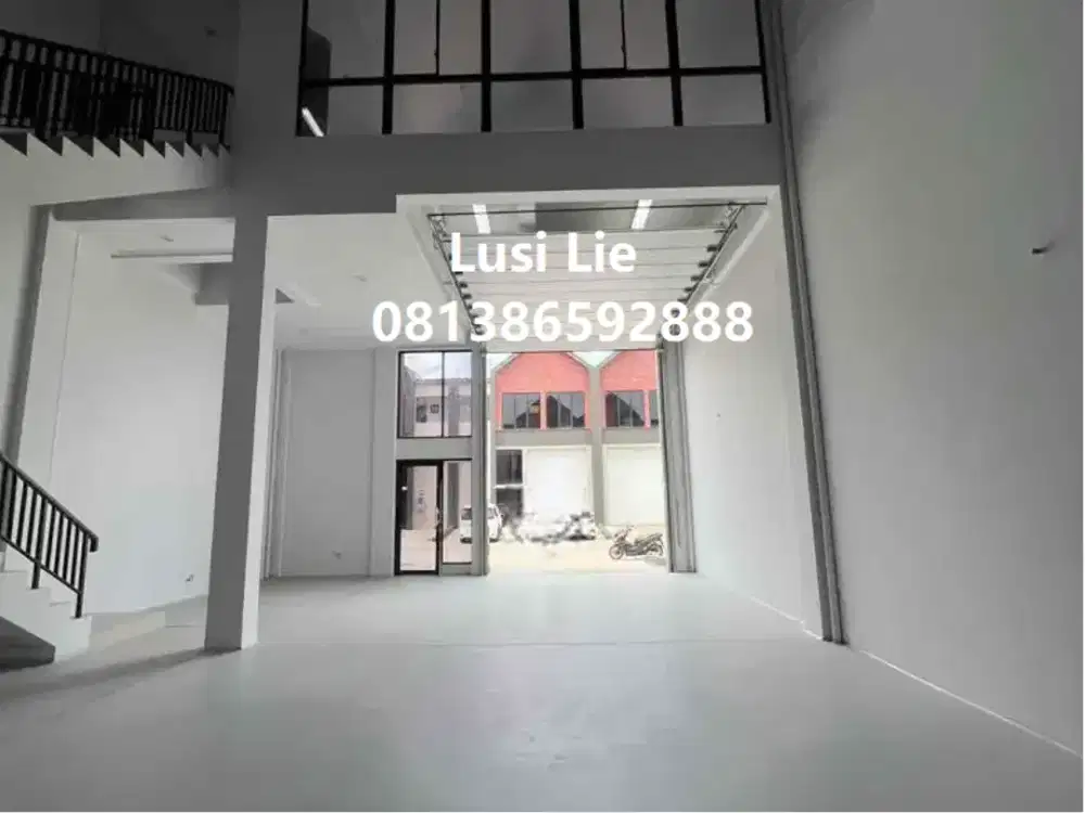Gudang Bizpark Pik2 15x30m, multiguna office rapi